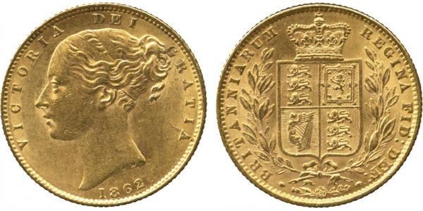 1 Sovereign Vereinigtes Königreich von Großbritannien und Irland (1801-1922) Gold Victoria (1819 - 1901)