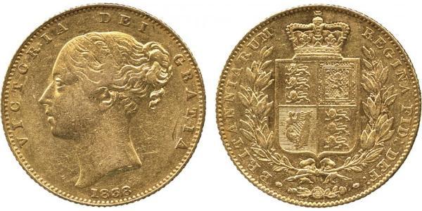 1 Sovereign Vereinigtes Königreich von Großbritannien und Irland (1801-1922) Gold Victoria (1819 - 1901)