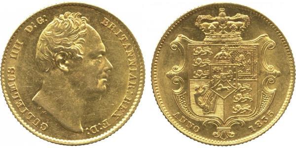 1 Sovereign Vereinigtes Königreich von Großbritannien und Irland (1801-1922) Gold Wilhelm IV (1765-1837)