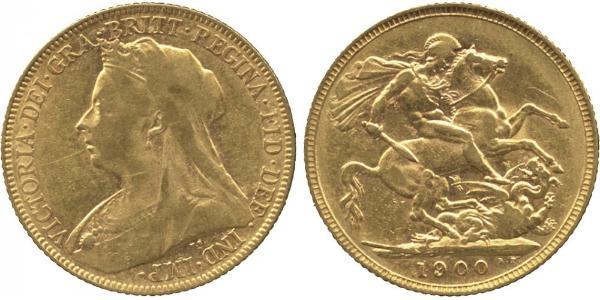 1 Sovereign Vereinigtes Königreich von Großbritannien und Irland (1801-1922) Gold Victoria (1819 - 1901)