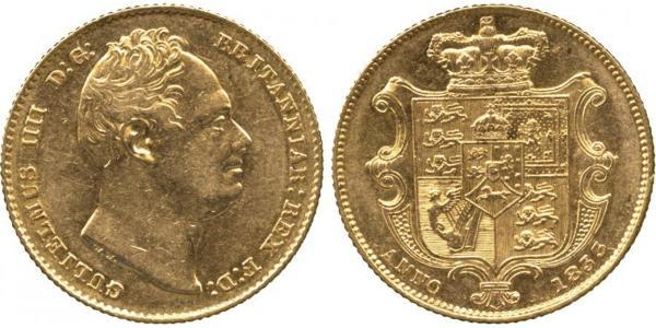 1 Sovereign Vereinigtes Königreich von Großbritannien und Irland (1801-1922) Gold Wilhelm IV (1765-1837)