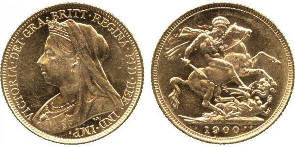 1 Sovereign Vereinigtes Königreich von Großbritannien und Irland (1801-1922) Gold Victoria (1819 - 1901)