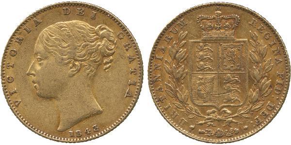 1 Sovereign Vereinigtes Königreich von Großbritannien und Irland (1801-1922) Gold Victoria (1819 - 1901)