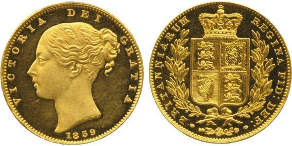 1 Sovereign Vereinigtes Königreich von Großbritannien und Irland (1801-1922) Gold Victoria (1819 - 1901)