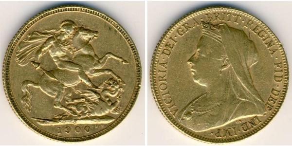 1 Sovereign Vereinigtes Königreich von Großbritannien und Irland (1801-1922) Gold Victoria (1819 - 1901)