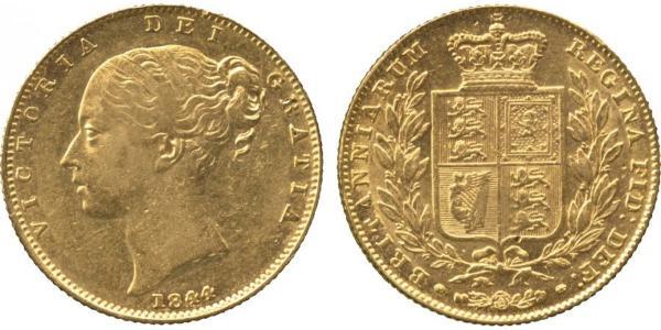 1 Sovereign Vereinigtes Königreich von Großbritannien und Irland (1801-1922) Gold Victoria (1819 - 1901)