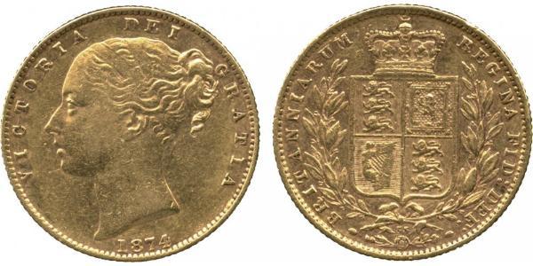 1 Sovereign Vereinigtes Königreich von Großbritannien und Irland (1801-1922) Gold Victoria (1819 - 1901)