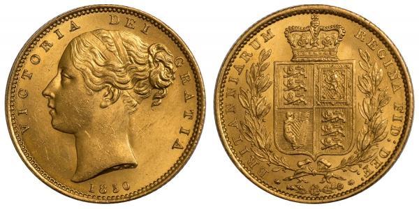 1 Sovereign Vereinigtes Königreich von Großbritannien und Irland (1801-1922) Gold Victoria (1819 - 1901)