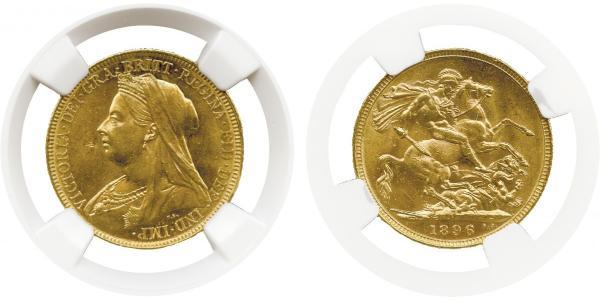 1 Sovereign Vereinigtes Königreich von Großbritannien und Irland (1801-1922) Gold Victoria (1819 - 1901)