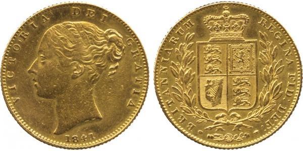1 Sovereign Vereinigtes Königreich von Großbritannien und Irland (1801-1922) Gold Victoria (1819 - 1901)