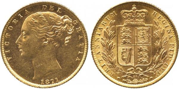 1 Sovereign Vereinigtes Königreich von Großbritannien und Irland (1801-1922) Gold Victoria (1819 - 1901)