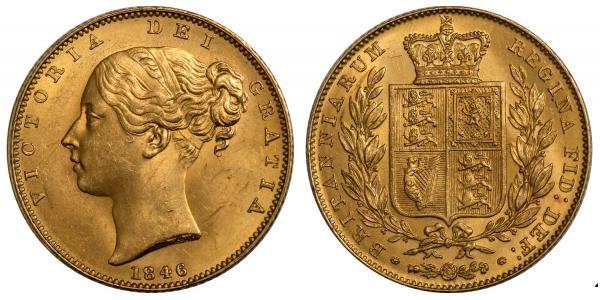 1 Sovereign Vereinigtes Königreich von Großbritannien und Irland (1801-1922) Gold Victoria (1819 - 1901)