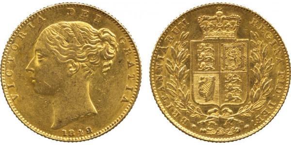 1 Sovereign Vereinigtes Königreich von Großbritannien und Irland (1801-1922) Gold Victoria (1819 - 1901)