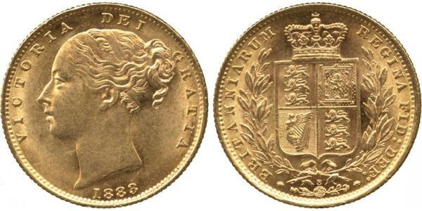 1 Sovereign Vereinigtes Königreich von Großbritannien und Irland (1801-1922) Gold Victoria (1819 - 1901)