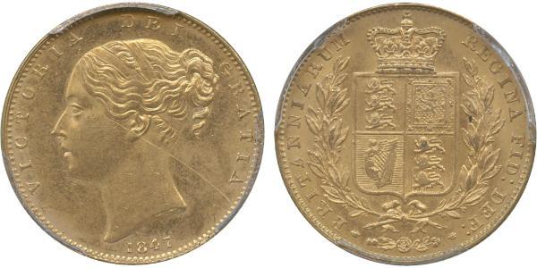 1 Sovereign Vereinigtes Königreich von Großbritannien und Irland (1801-1922) Gold Victoria (1819 - 1901)