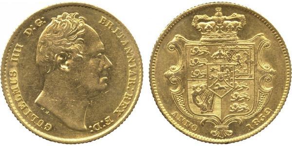 1 Sovereign Vereinigtes Königreich von Großbritannien und Irland (1801-1922) Gold Wilhelm IV (1765-1837)