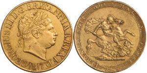 1 Sovereign Vereinigtes Königreich von Großbritannien und Irland (1801-1922) / Vereinigtes Königreich Gold Georg III (1738-1820)