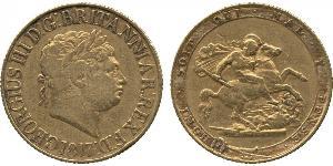 1 Sovereign Vereinigtes Königreich von Großbritannien und Irland (1801-1922) / Vereinigtes Königreich Gold Georg III (1738-1820)