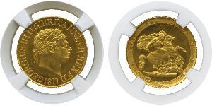 1 Sovereign Vereinigtes Königreich von Großbritannien und Irland (1801-1922) / Vereinigtes Königreich Gold Georg III (1738-1820)