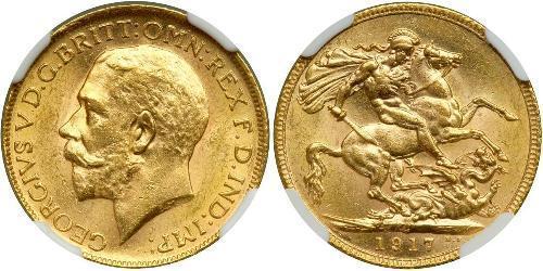 1 Sovereign Canada Or George V (1865-1936)