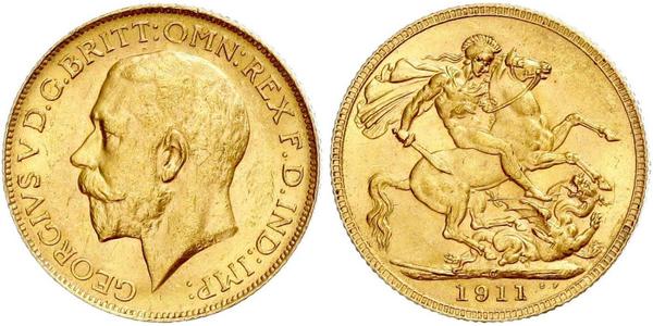 1 Sovereign Canada Or George V (1865-1936)