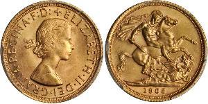 1 Sovereign Feriind Kiningrik (1922-) Or Elizabeth II (1926-2022)