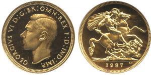 1 Sovereign Feriind Kiningrik (1922-) Or George VI (1895-1952)