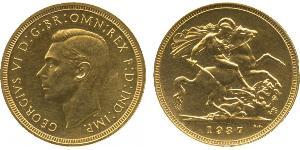 1 Sovereign Feriind Kiningrik (1922-) Or George VI (1895-1952)