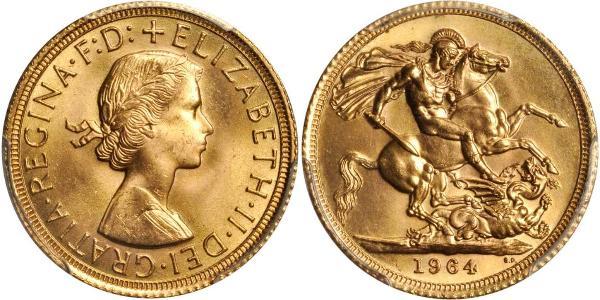 1 Sovereign Feriind Kiningrik (1922-) Or Elizabeth II (1926-2022)