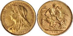 1 Sovereign Ôstralie (1788 - 1939) Or Victoria (1819 - 1901)