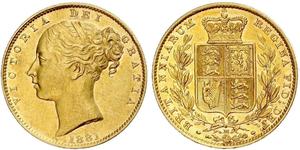 1 Sovereign Ôstralie (1788 - 1939) Or Victoria (1819 - 1901)