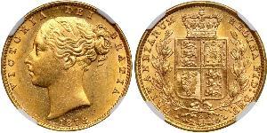 1 Sovereign Ôstralie (1788 - 1939) Or Victoria (1819 - 1901)