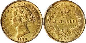 1 Sovereign Ôstralie (1788 - 1939) Or Victoria (1819 - 1901)
