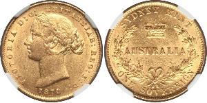 1 Sovereign Ôstralie (1788 - 1939) Or Victoria (1819 - 1901)