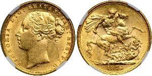 1 Sovereign Ôstralie (1788 - 1939) Or Victoria (1819 - 1901)