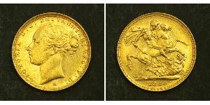 1 Sovereign Ôstralie (1788 - 1939) Or Victoria (1819 - 1901)