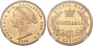 1 Sovereign Ôstralie (1788 - 1939) Or Victoria (1819 - 1901)