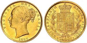 1 Sovereign Ôstralie (1788 - 1939) Or Victoria (1819 - 1901)