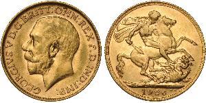 1 Sovereign Ôstralie (1788 - 1939) Or George V (1865-1936)