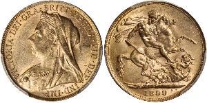 1 Sovereign Ôstralie (1788 - 1939) Or Victoria (1819 - 1901)