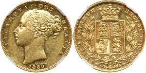 1 Sovereign Ôstralie (1788 - 1939) Or Victoria (1819 - 1901)