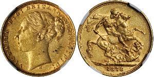 1 Sovereign Ôstralie (1788 - 1939) Or Victoria (1819 - 1901)