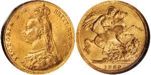 1 Sovereign Ôstralie (1788 - 1939) Or Victoria (1819 - 1901)