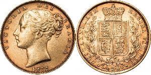 1 Sovereign Ôstralie (1788 - 1939) Or Victoria (1819 - 1901)