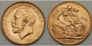 1 Sovereign Ôstralie (1788 - 1939) Or George V (1865-1936)