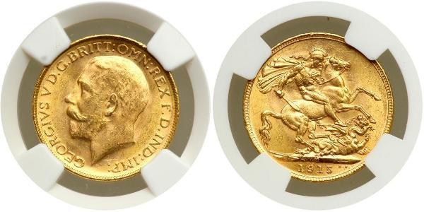 1 Sovereign Ôstralie (1788 - 1939) Or George V (1865-1936)