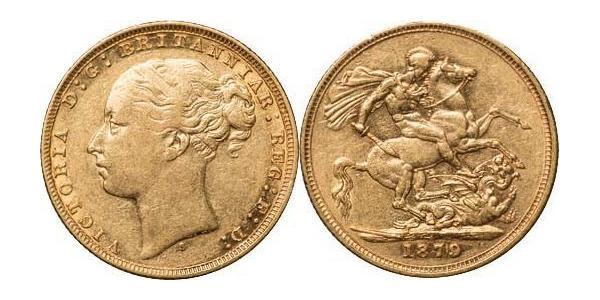 1 Sovereign Ôstralie (1788 - 1939) Or Victoria (1819 - 1901)