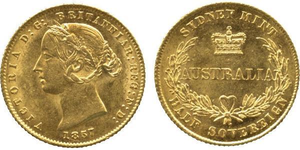 1 Sovereign Ôstralie (1788 - 1939) Or Victoria (1819 - 1901)