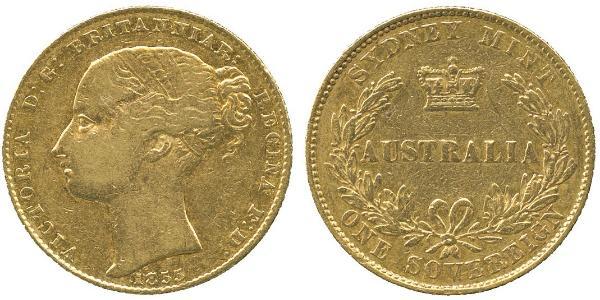 1 Sovereign Ôstralie (1788 - 1939) Or Victoria (1819 - 1901)