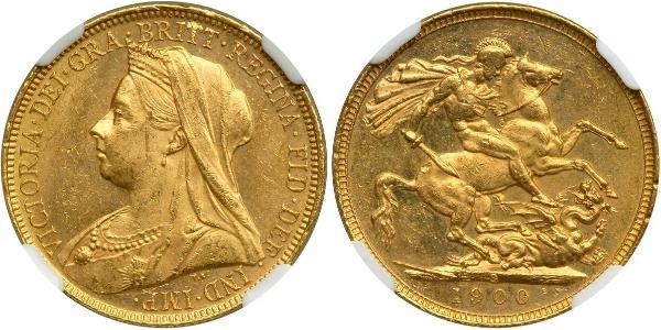 1 Sovereign Ôstralie (1788 - 1939) Or Victoria (1819 - 1901)